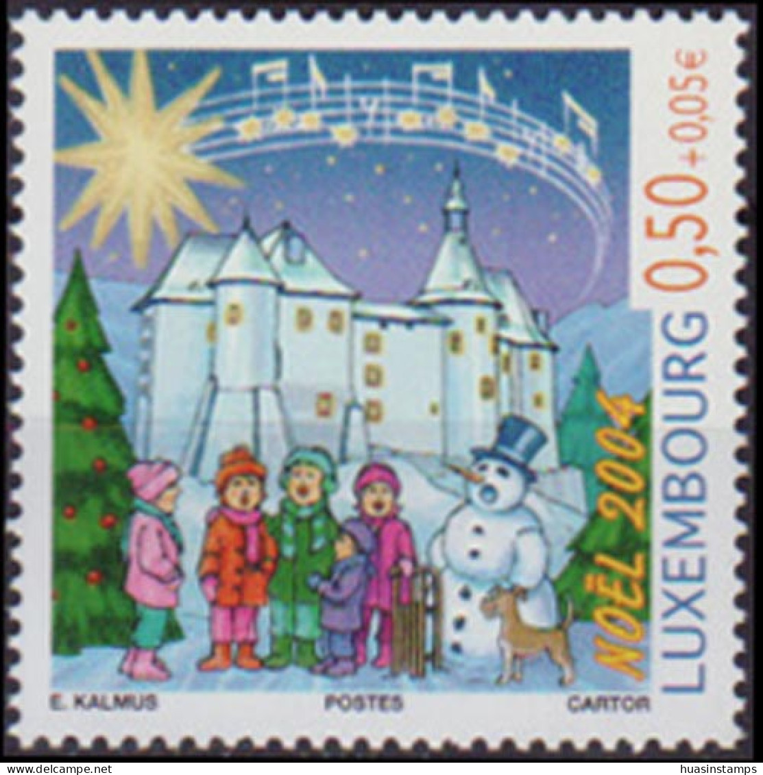 LUXEMBOURG 2004 - Scott# B440 Christmas Set Of 1 MNH - Nuevos