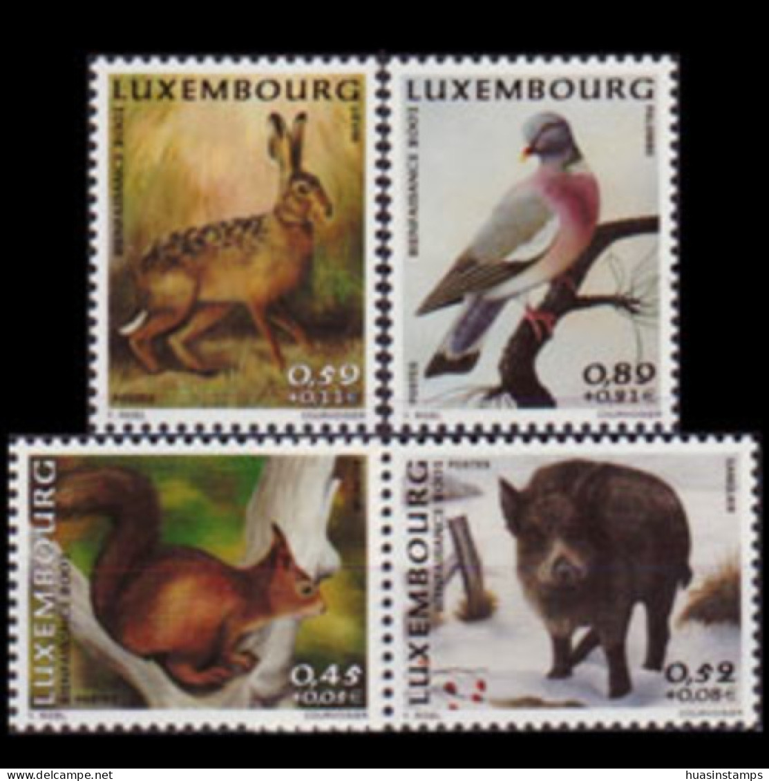 LUXEMBOURG 2001 - Scott# B426-9 Fauna Set Of 4 MNH - Nuovi