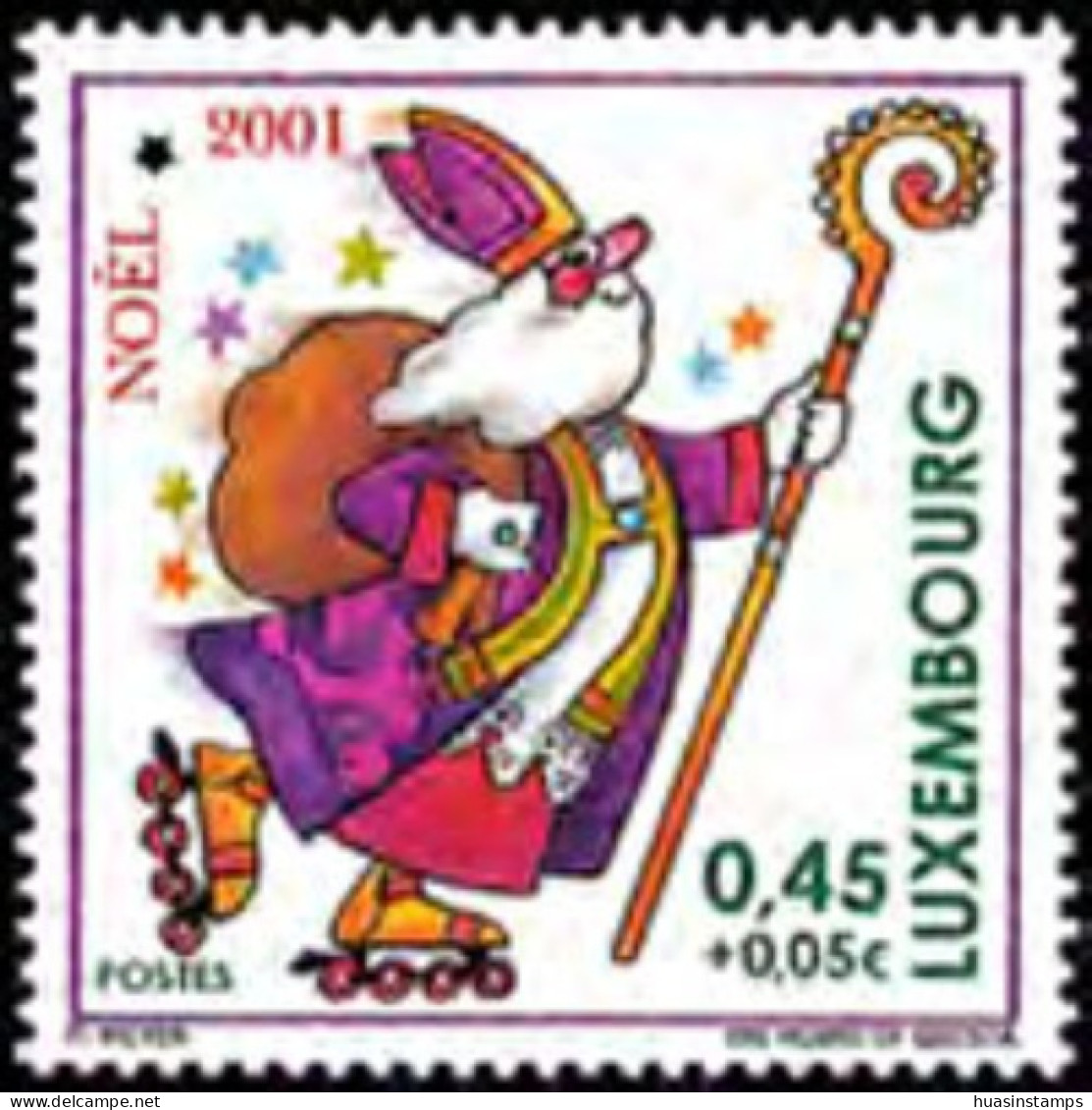 LUXEMBOURG 2001 - Scott# B425 Christmas Set Of 1 MNH - Nuevos