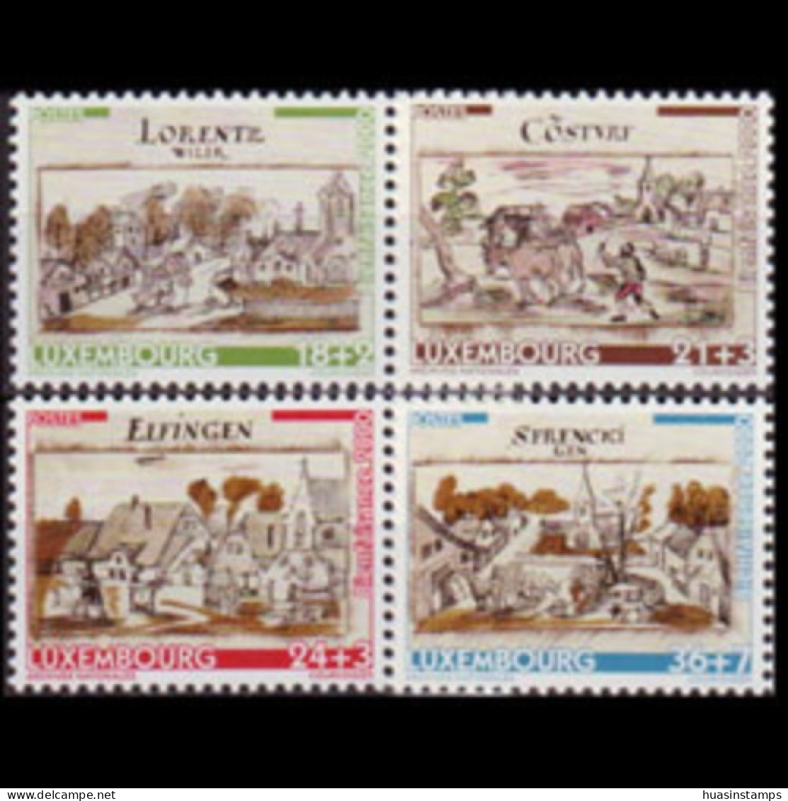 LUXEMBOURG 2000 - #B420-3 Bertels Drawings Set Of 4 MNH - Nuovi