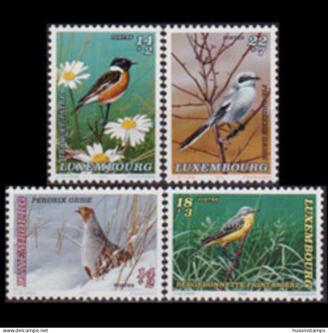 LUXEMBOURG 1994 - Scott# B391-4 Endang.Birds Set Of 4 MNH - Neufs