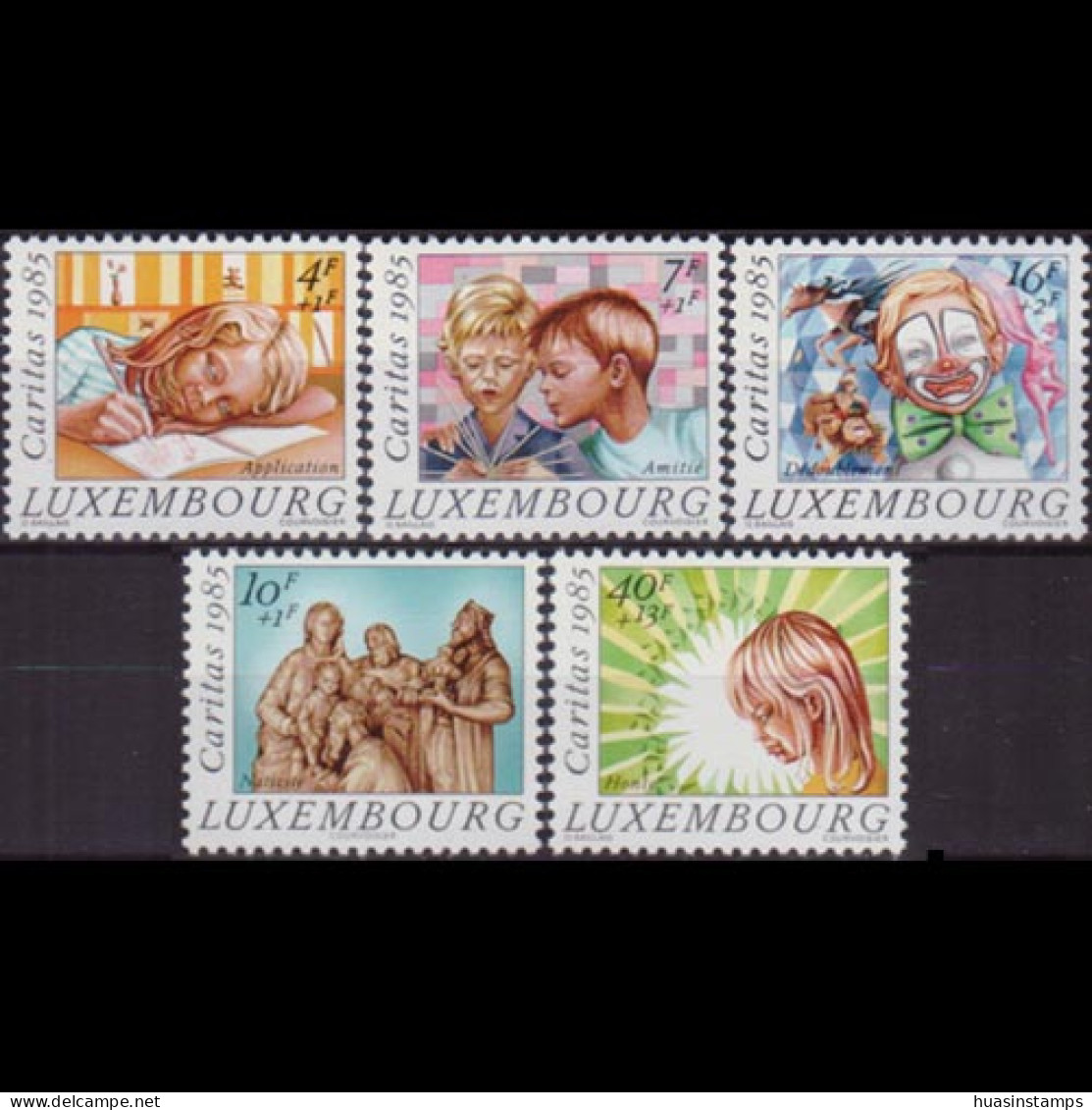 LUXEMBOURG 1985 - Scott# B352-6 Children Set Of 5 MNH - Neufs