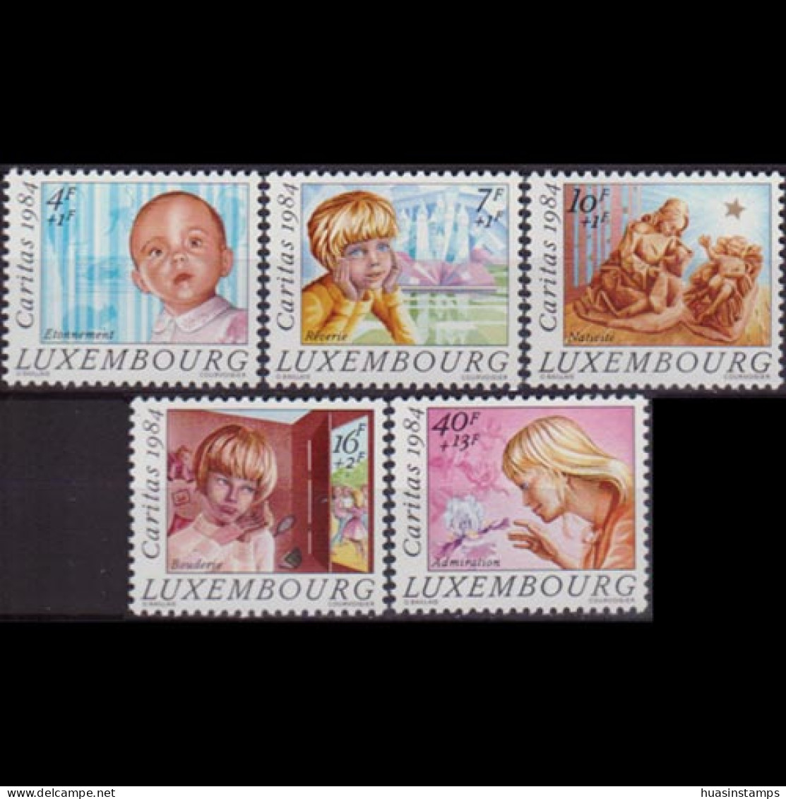 LUXEMBOURG 1984 - Scott# B347-51 Children Set Of 5 MNH - Neufs