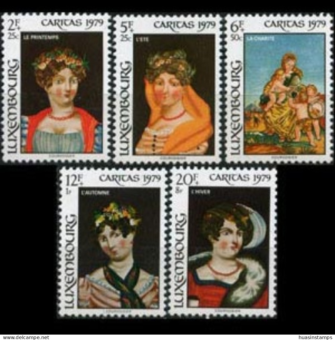 LUXEMBOURG 1979 - Scott# B323-7 Paintings Set Of 5 MNH - Ungebraucht