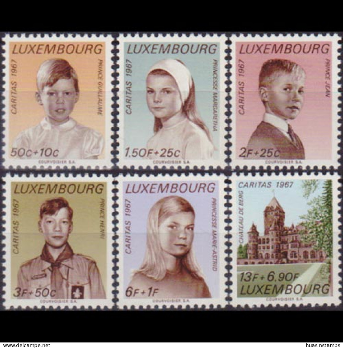 LUXEMBOURG 1967 - Scott# B258-63 Royalty Set Of 6 MNH - Nuovi