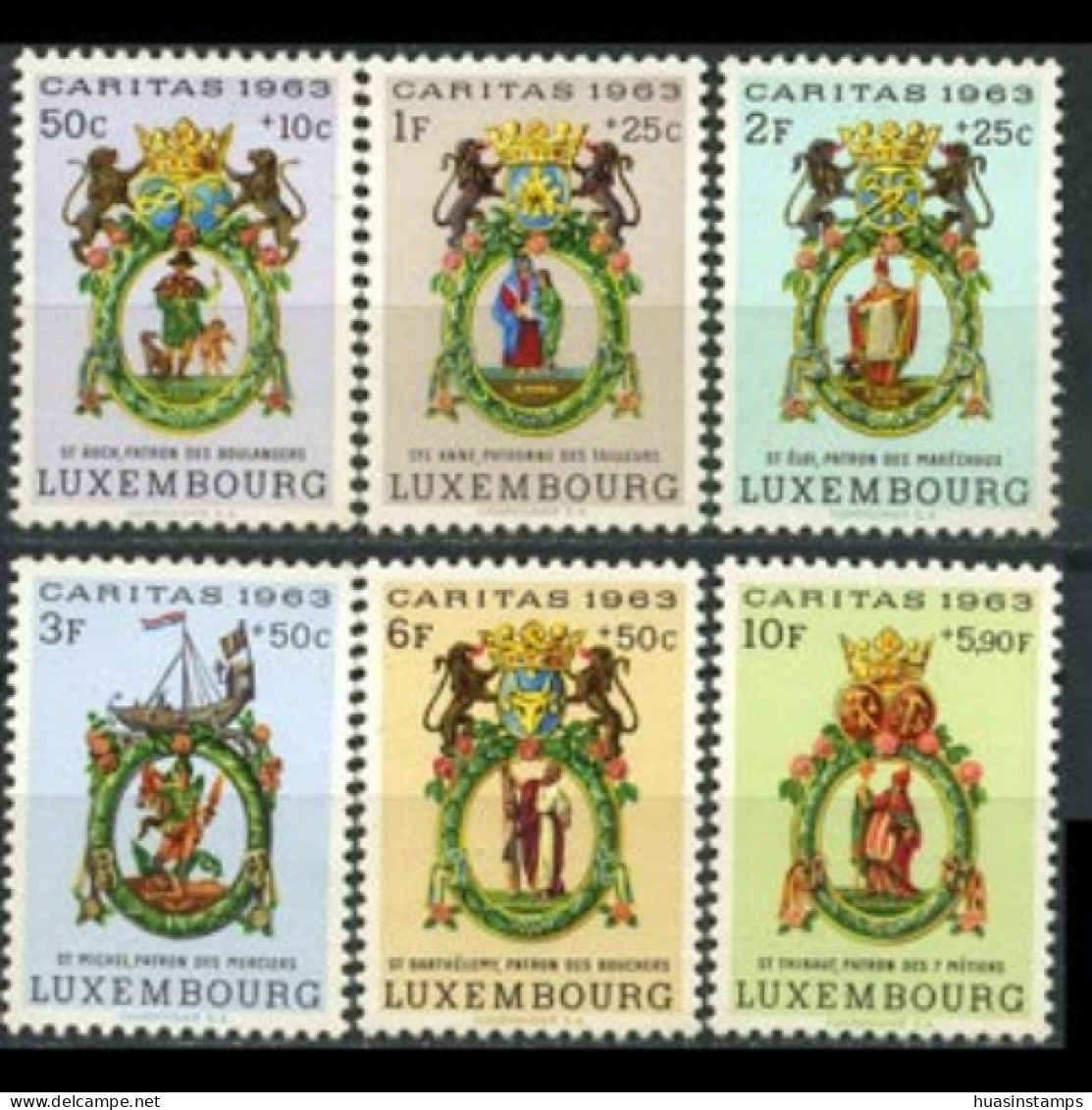 LUXEMBOURG 1963 - Scott# B234-9 Patron Saints Set Of 6 MNH - Nuevos