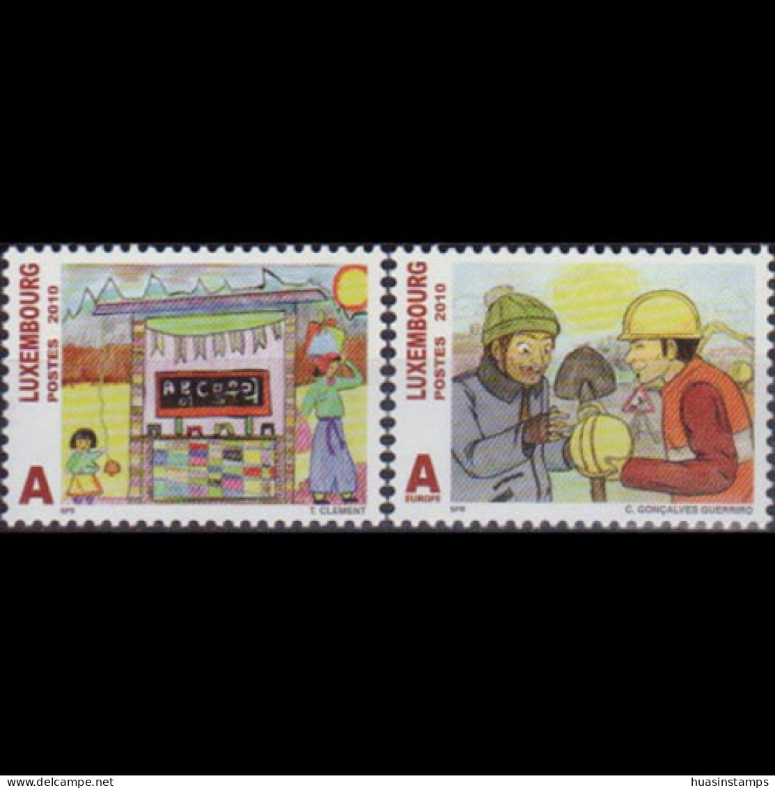 LUXEMBOURG 2010 - #1299-300 Against Poverty Set Of 2 MNH - Ungebraucht