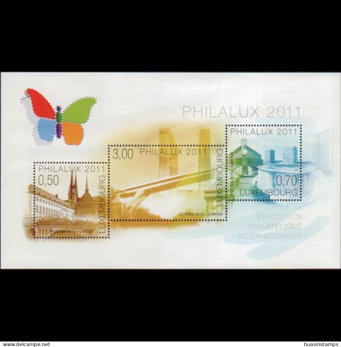 LUXEMBOURG 2010 - Scott# 1297 S/S Intl.Phil.Exhib. MNH - Neufs