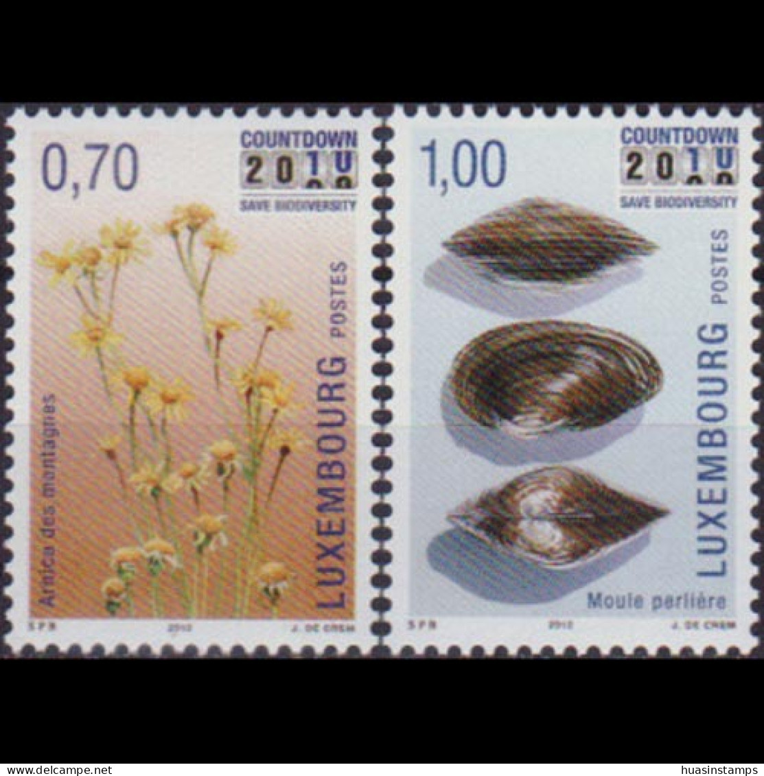 LUXEMBOURG 2010 - Scott# 1287-8 Protect Nature Set Of 2 MNH - Unused Stamps