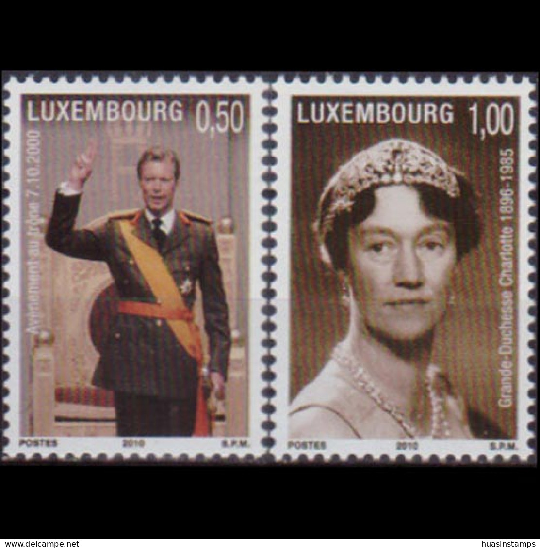 LUXEMBOURG 2010 - Scott# 1289-90 Royalty Set Of 2 MNH - Unused Stamps