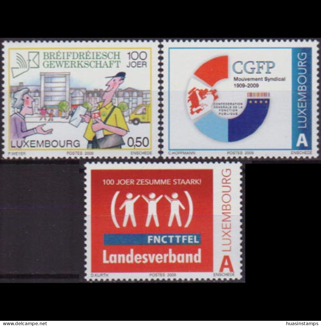 LUXEMBOURG 2009 - Scott# 1263-5 Events Set Of 3 MNH - Ongebruikt