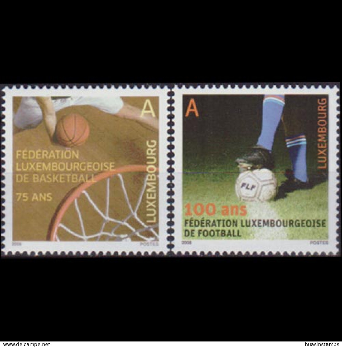 LUXEMBOURG 2008 - Scott# 1232-3 Ball Sports Set Of 2 MNH - Ungebraucht