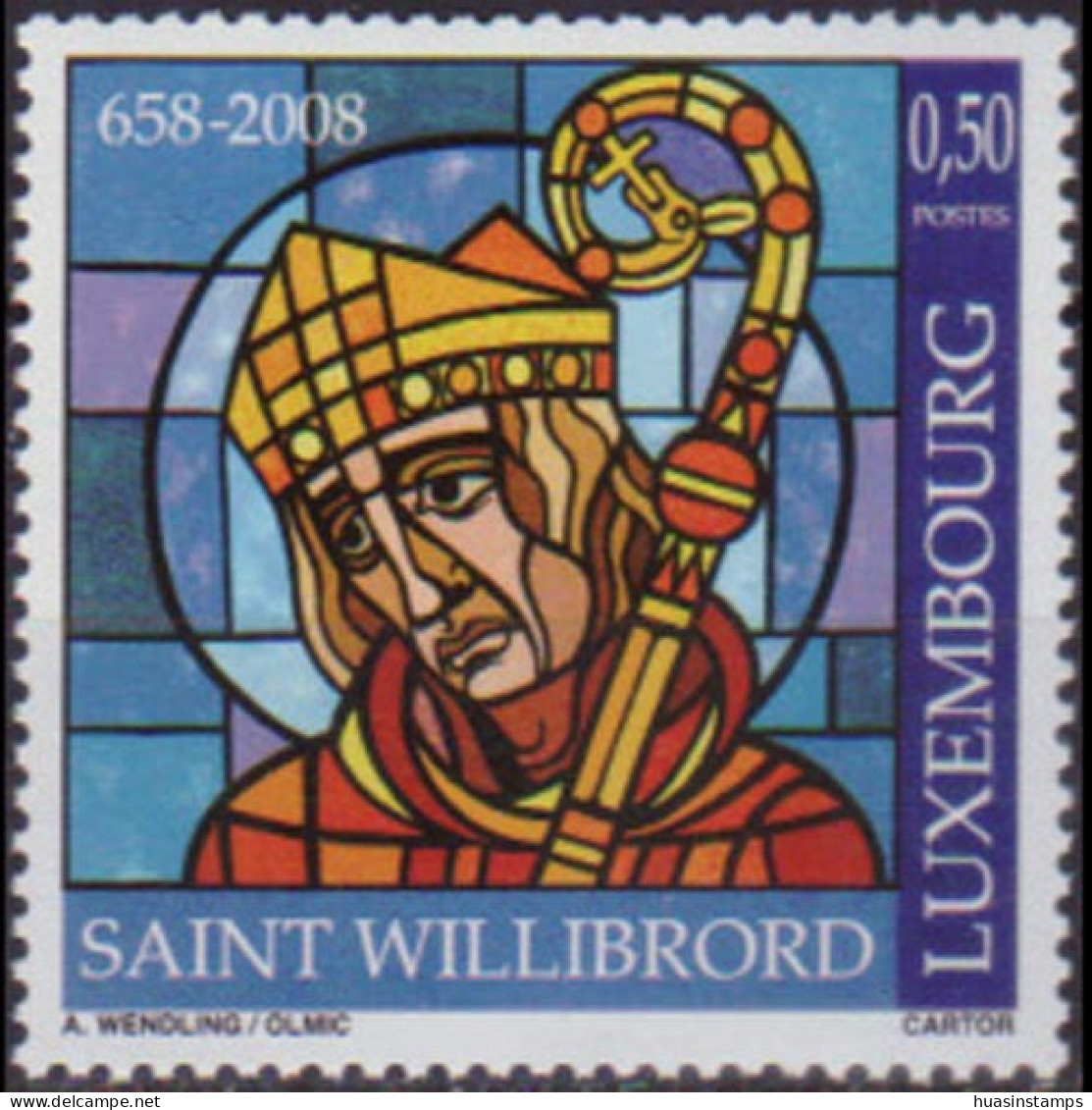 LUXEMBOURG 2008 - Scott# 1226 St.Willibrord Set Of 1 MNH - Ongebruikt