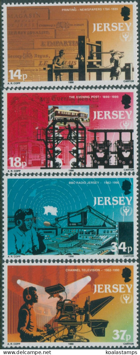 Jersey 1990 SG526-529 Literacy Set MNH - Jersey