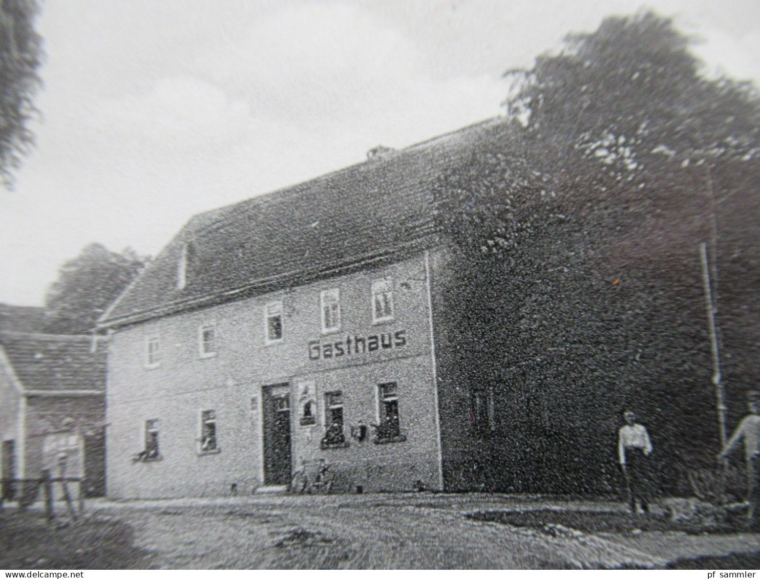 Seltene Mehrbild Ak 1940 Gasthaus Großkröbitz / Im Dorf / Gasthaus Großkröbitz über Kahla Bes. Elly Heinze / SSt Kahla - Alberghi & Ristoranti