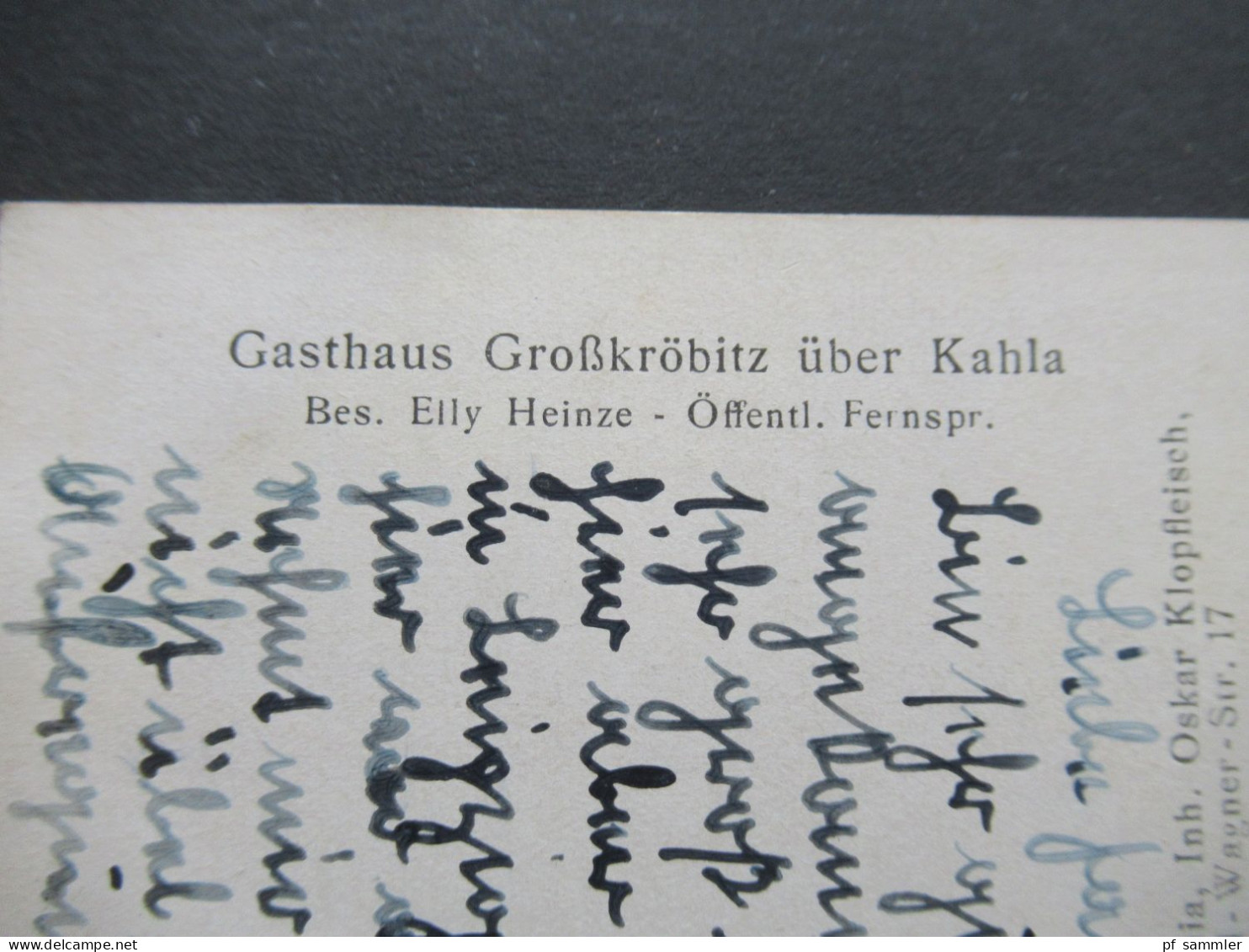 Seltene Mehrbild Ak 1940 Gasthaus Großkröbitz / Im Dorf / Gasthaus Großkröbitz über Kahla Bes. Elly Heinze / SSt Kahla