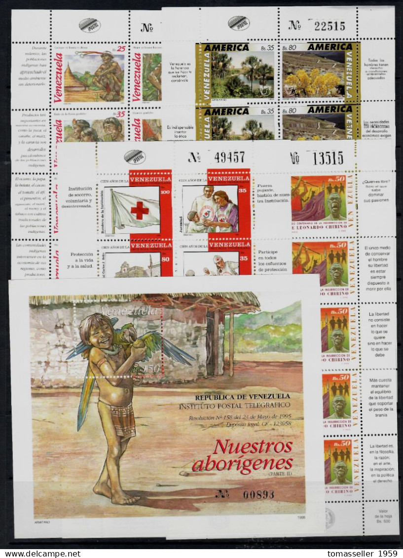 Venezuela- 14!!! Years sets.Almost 110 Issues  .MNH**