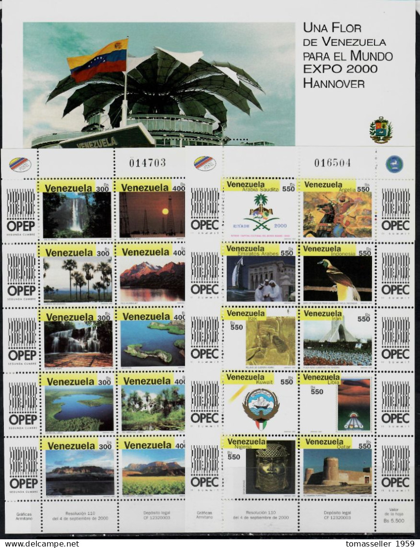 Venezuela- 14!!! Years sets.Almost 110 Issues  .MNH**