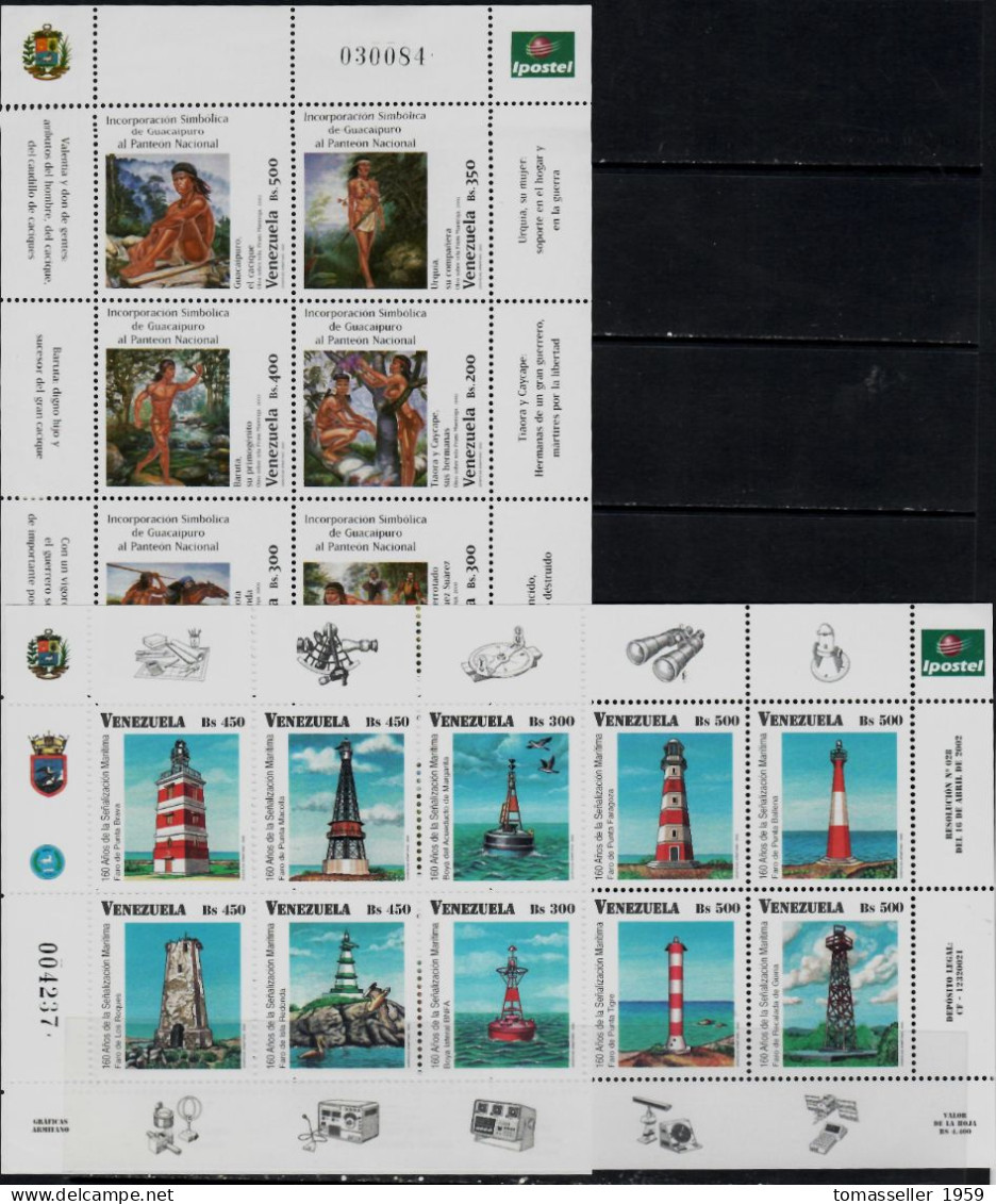 Venezuela- 14!!! Years sets.Almost 110 Issues  .MNH**