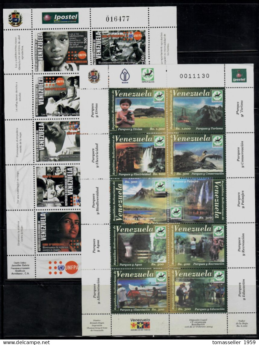 Venezuela- 14!!! Years sets.Almost 110 Issues  .MNH**