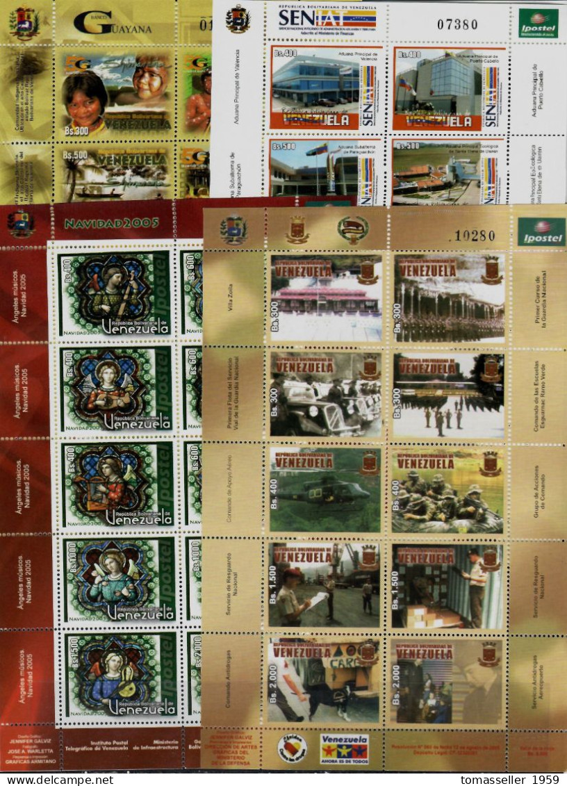 Venezuela- 14!!! Years sets.Almost 110 Issues  .MNH**