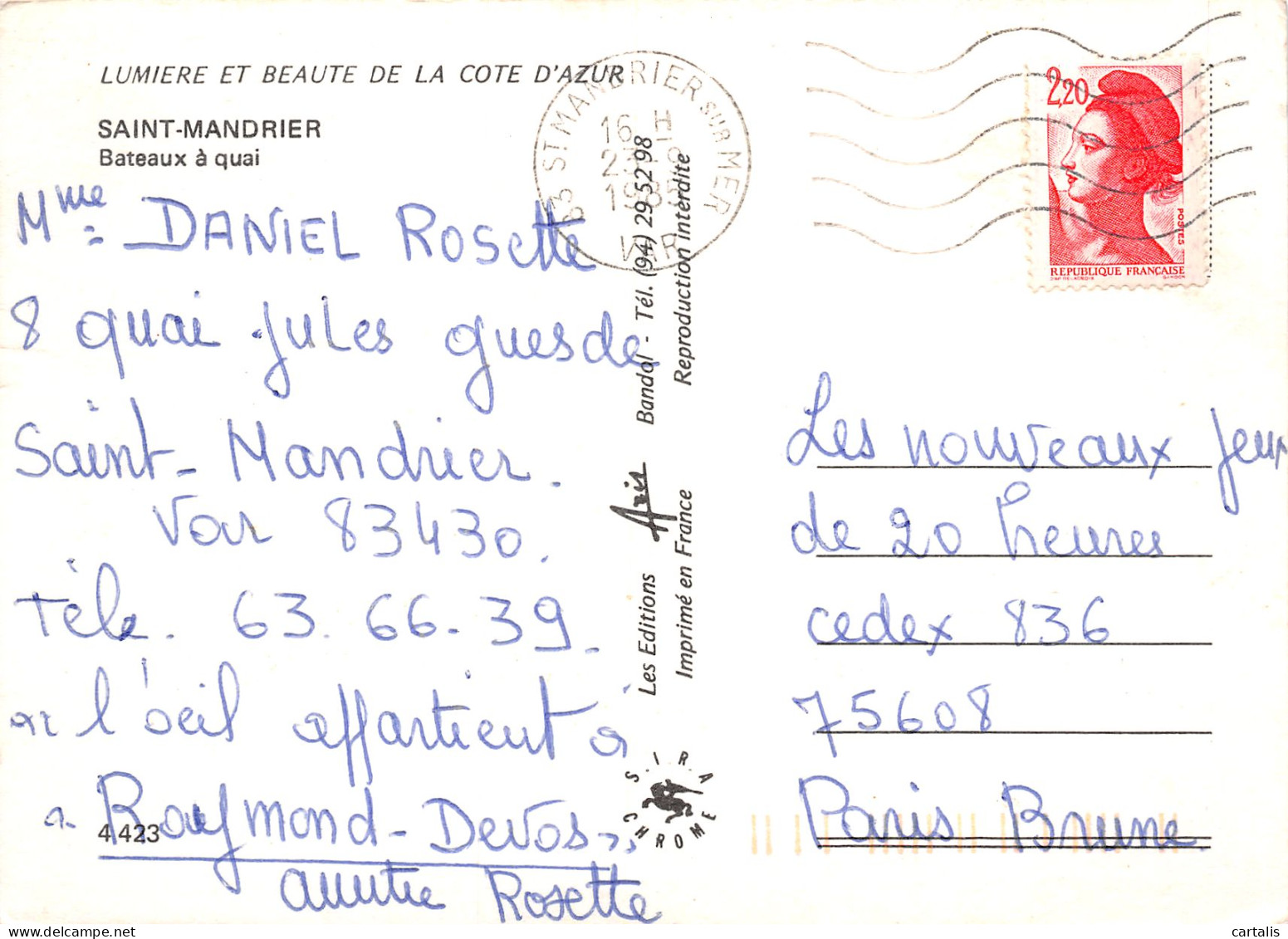 83-SAINT MANDRIER-N°3915-D/0351 - Saint-Mandrier-sur-Mer