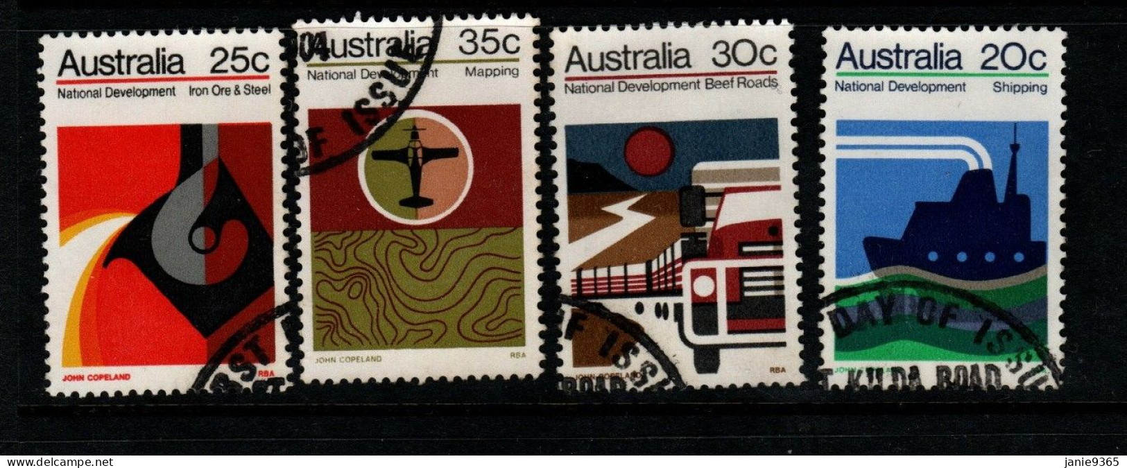 Australia ASC 578-81 1973 National Development Used - Usados