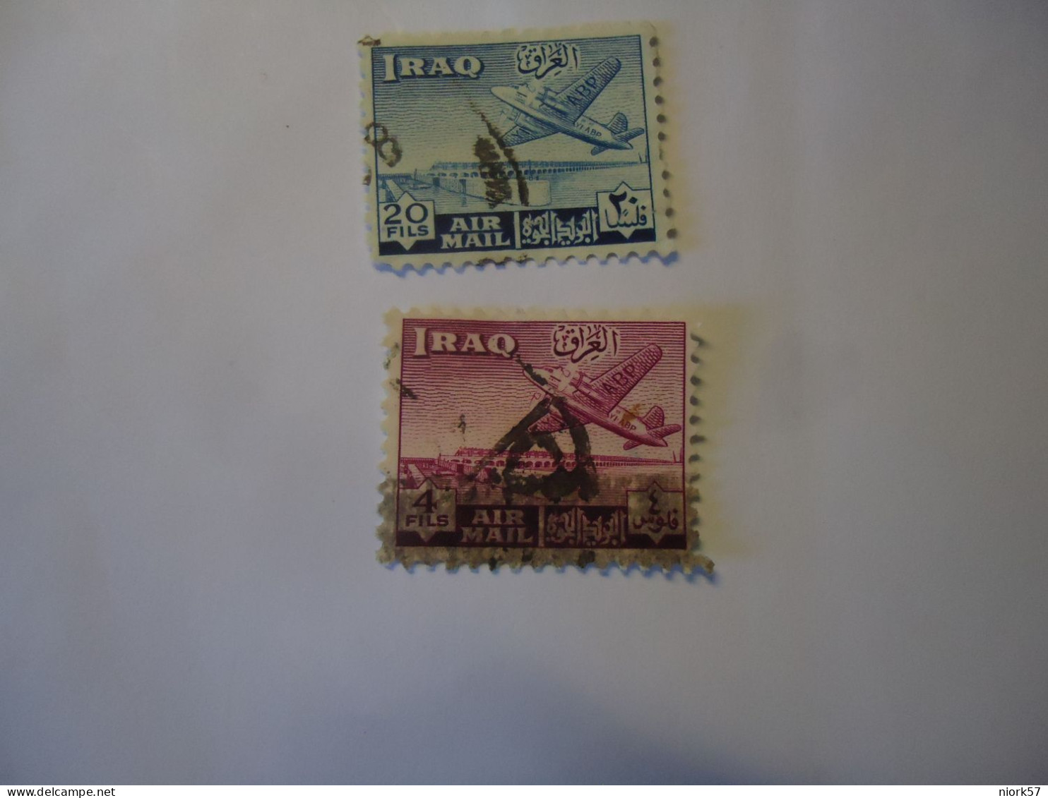 IRAQ USED STAMPS AIRPLANES 2 - Iraq