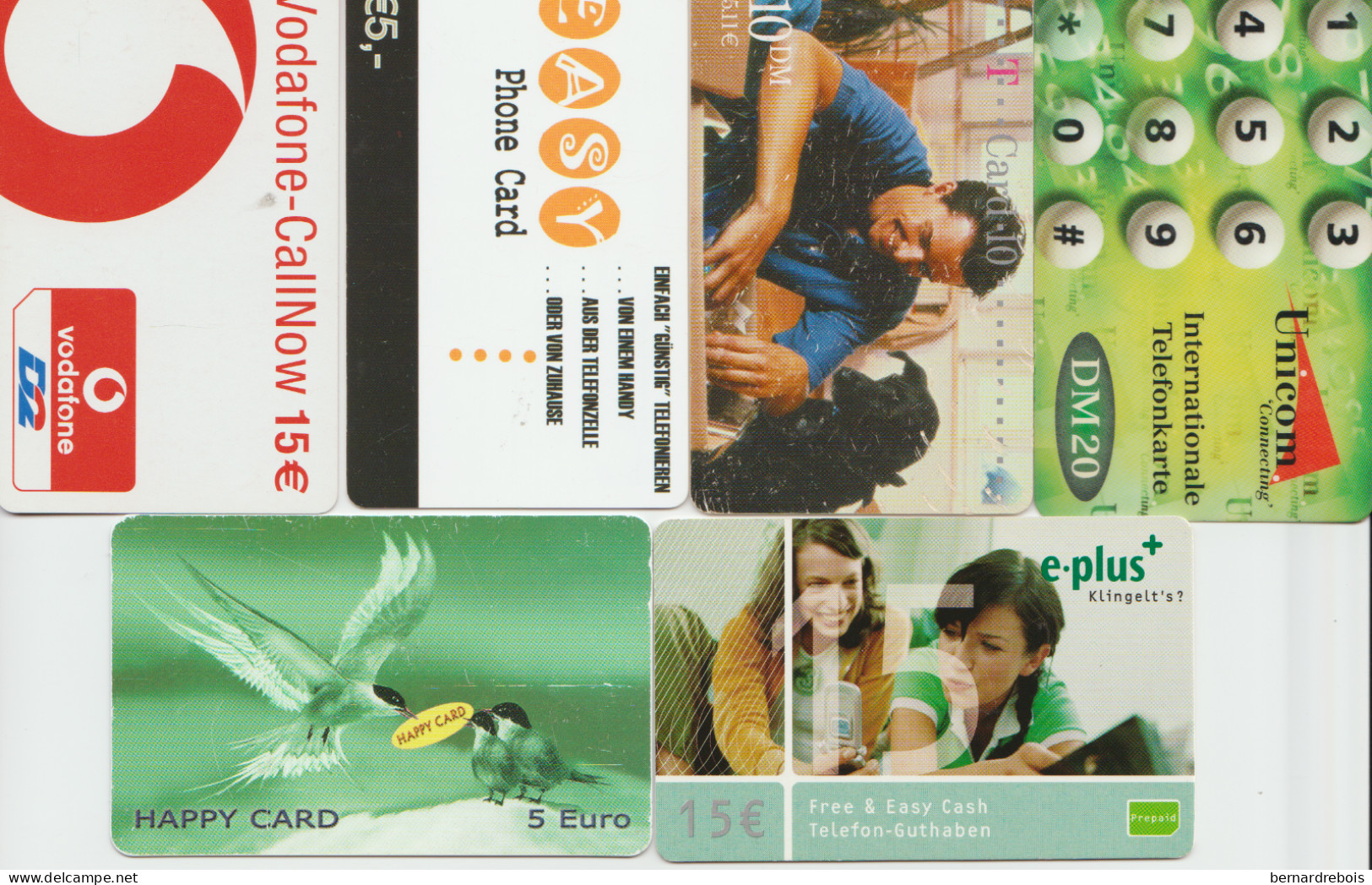 RC54 -6 PREPAYEES ALLEMANDES Pou 1 € - Altri & Non Classificati