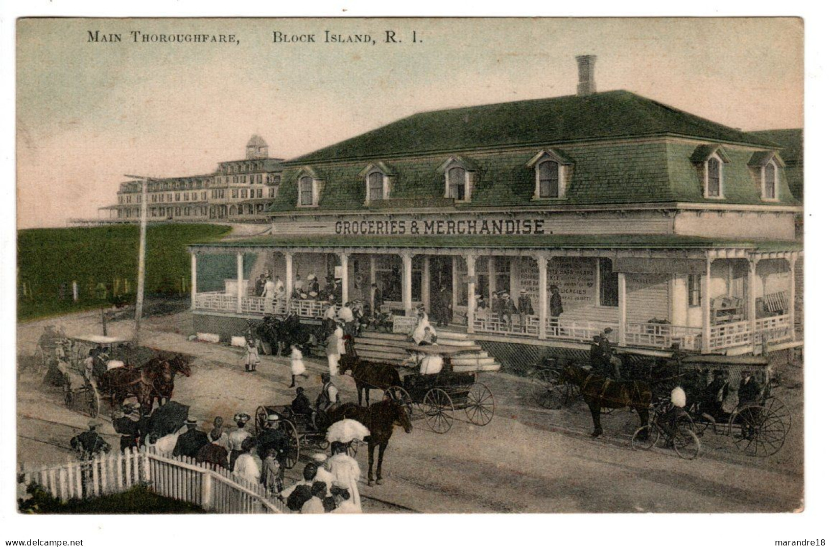 Usa , Block Island , Main Thoroughfare - Sonstige & Ohne Zuordnung