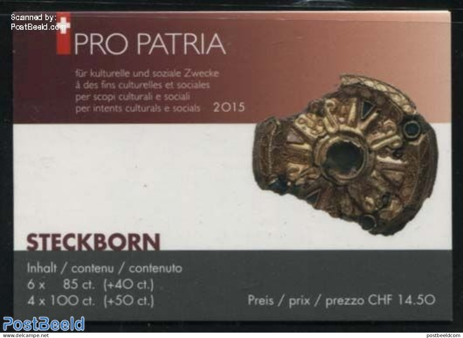 Switzerland 2015 Pro Patria, Village Museums Booklet, Mint NH, History - Archaeology - Stamp Booklets - Art & Antique .. - Unused Stamps