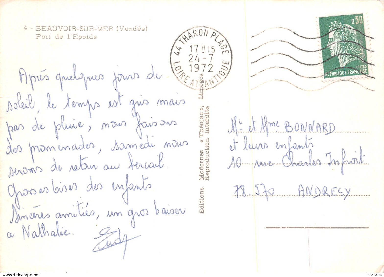 85-BEAUVOIR SUR MER-N°3923-D/0051 - Beauvoir Sur Mer