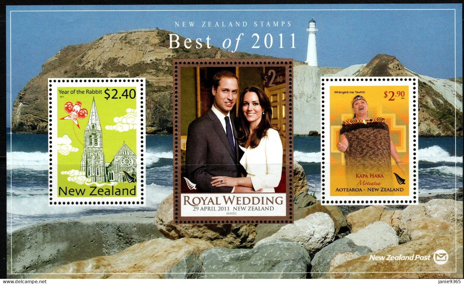 New Zealand Cat 2922i 2012 Best Of 2011 ,Mini Sheet,Mint Never Hinged - Ungebraucht