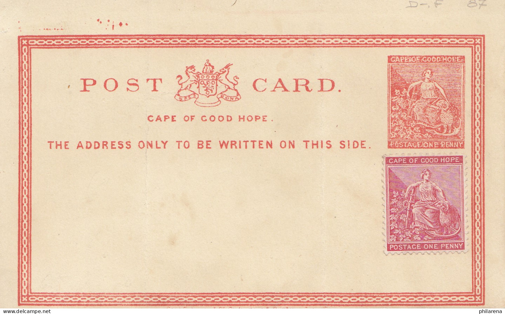 Cape Of Good Hope: Post Card Unused - Sonstige & Ohne Zuordnung