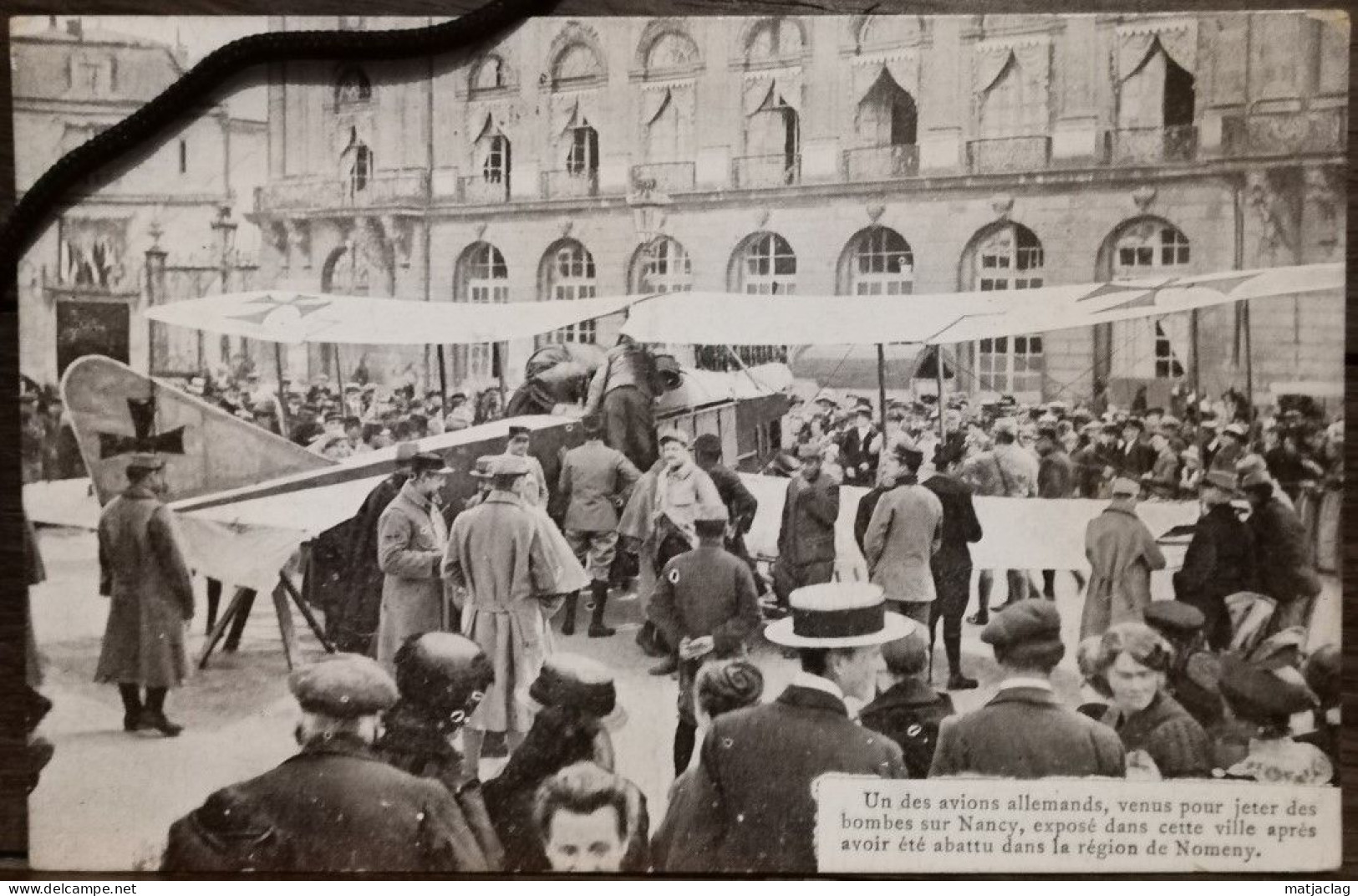 Avion Allemand Abattu à Nomeny Et Exposé à Nancy - Nomeny