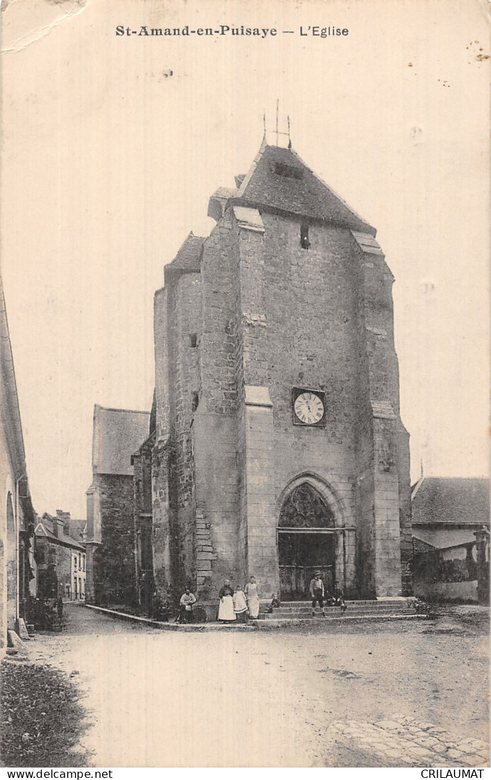 58-SAINT AMAND EN PUISAYE-N°T5218-H/0367 - Saint-Amand-en-Puisaye