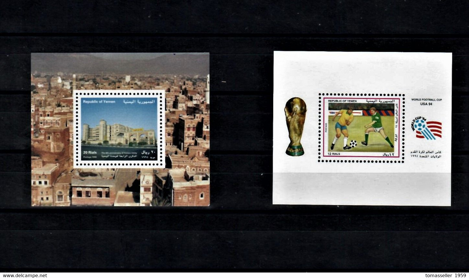 YEMEN -1994-1995-1996-2000-2002-2003 ( 6 y.) Years sets. 45 issues ( 87 st.+22 m/s)