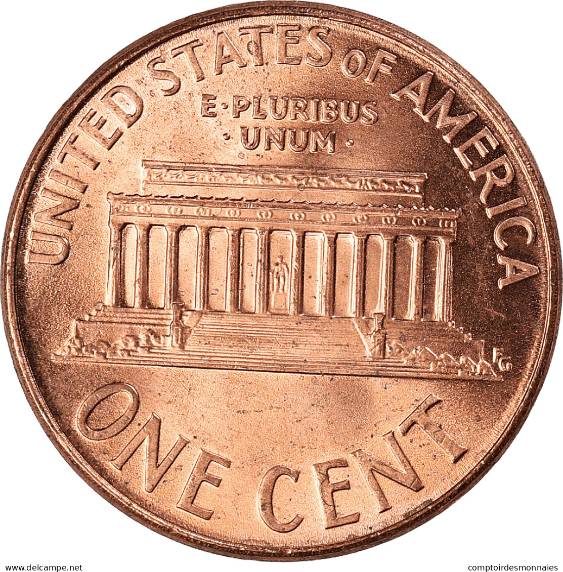 Monnaie, États-Unis, Cent, 2006 - 1959-…: Lincoln, Memorial Reverse