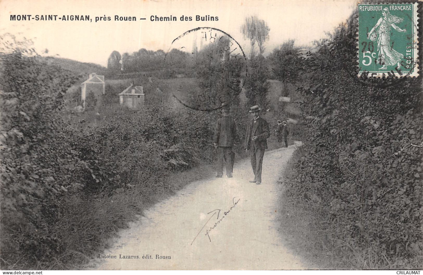 76-MONT SAINT AIGNAN CHEMIN DES BULINS-N°T5219-G/0253 - Mont Saint Aignan