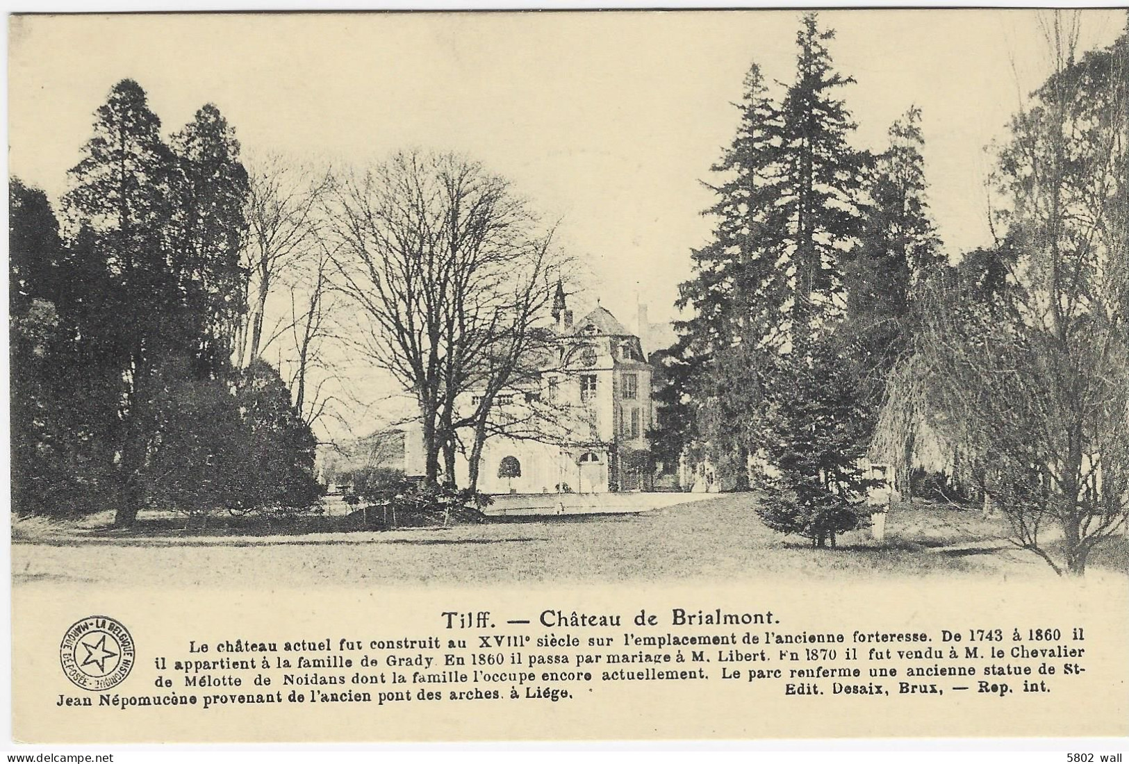 TILFF : Château De Brialmont - Esneux