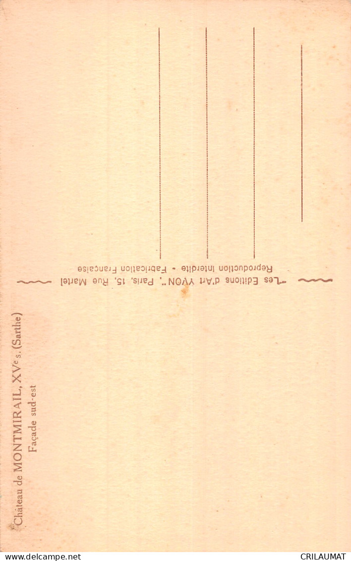 72-MONTMIRAIL LE CHÂTEAU-N°T5220-B/0283 - Montmirail