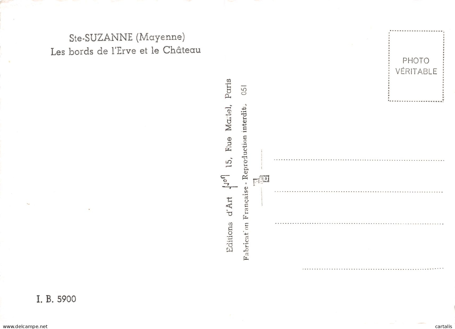 53-SAINTE SUZANNE-N°3928-D/0125 - Sainte Suzanne