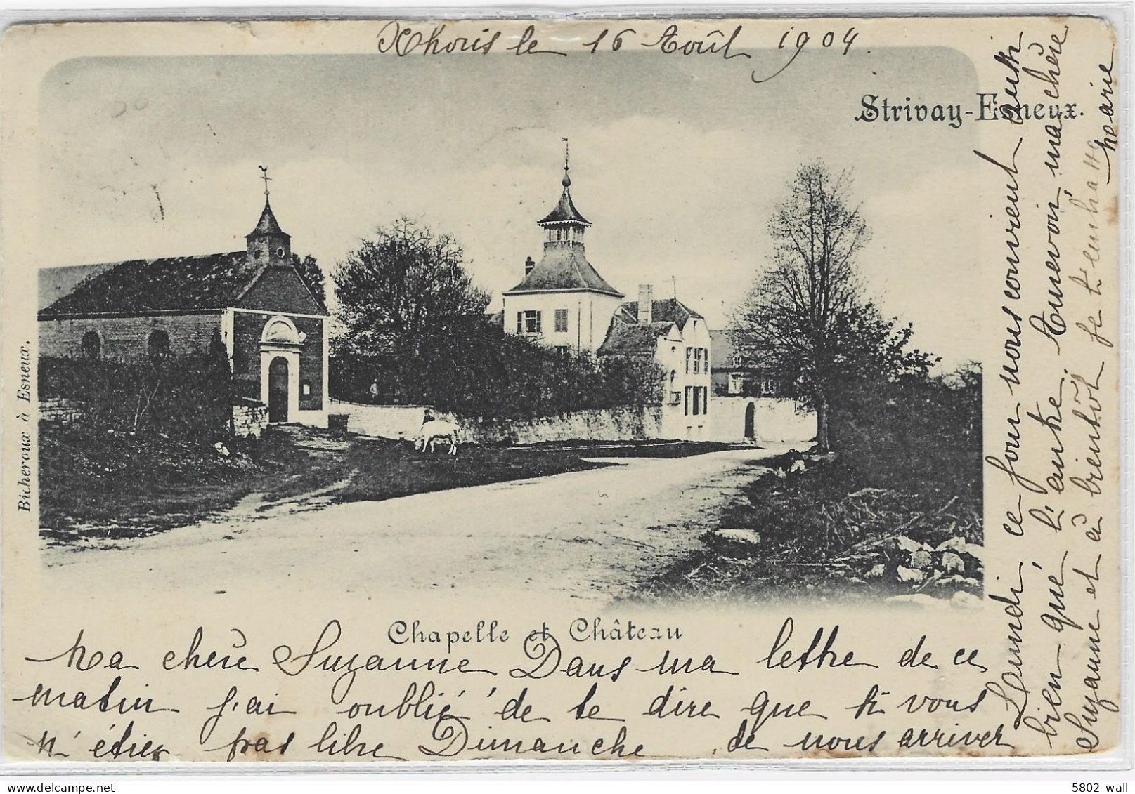 NEUPRE-STRIVAY : La Chapelle Et Le Château - 1904 - Neupré