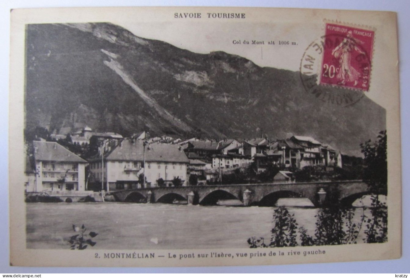 FRANCE - SAVOIE - MONTMELIAN - Le Pont Sur L'Isère - 1936 - Montmelian