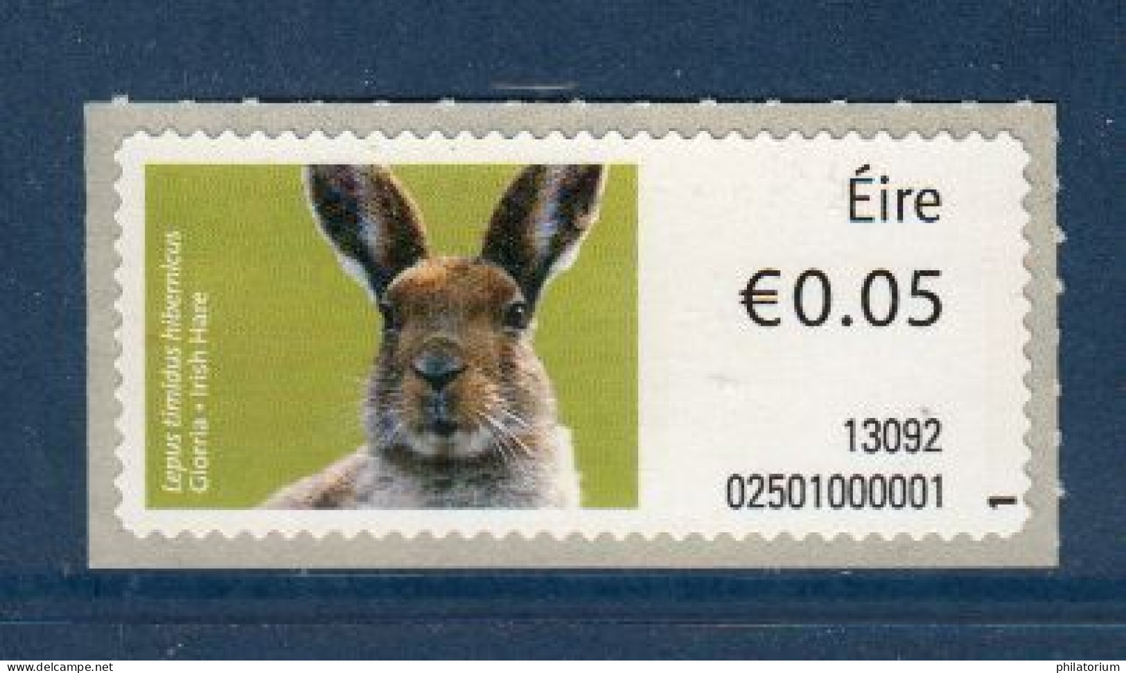 EIRE Ireland Irlande, **, Yv D38, Mi ATM 38, SG M35, Lièvre, Hare, - Wild