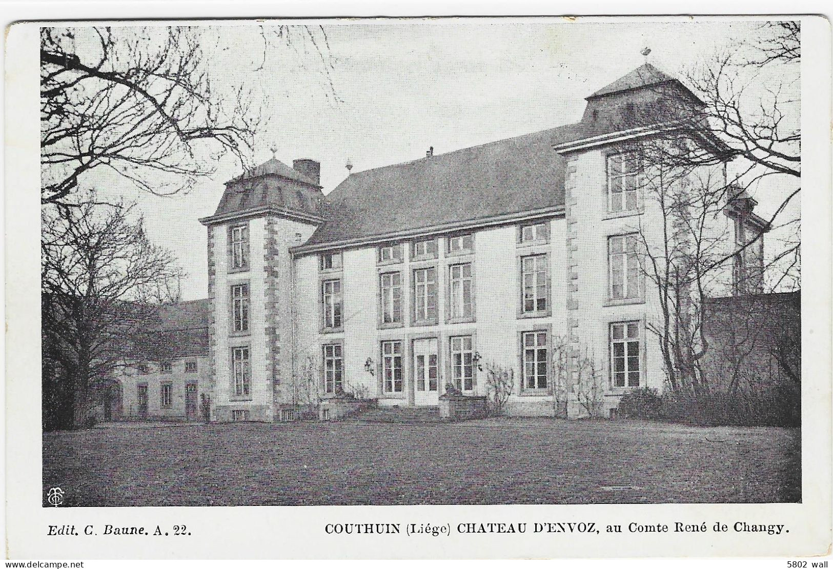 COUTHUIN : Château D'Envoz Au Comte René De Changy - Heron