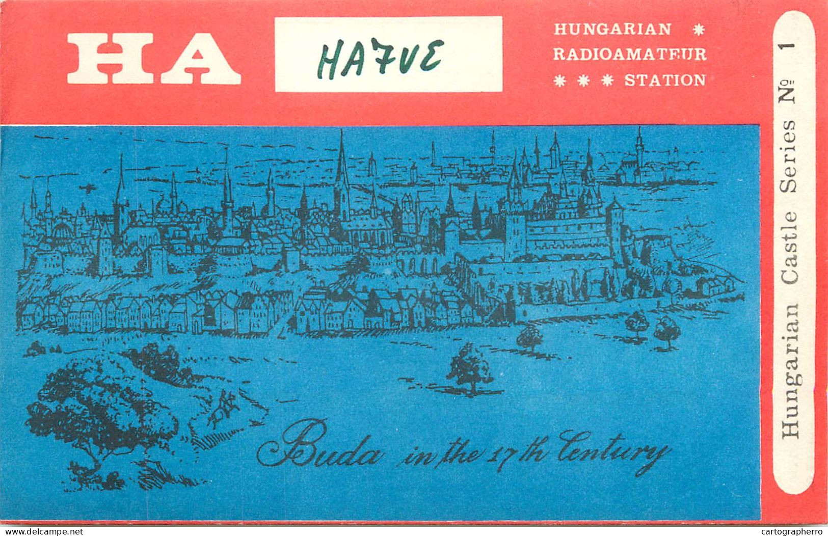 QSL Card HUNGARY Radio Amateur Station HA7VE Y03CD Pista - Radio Amateur