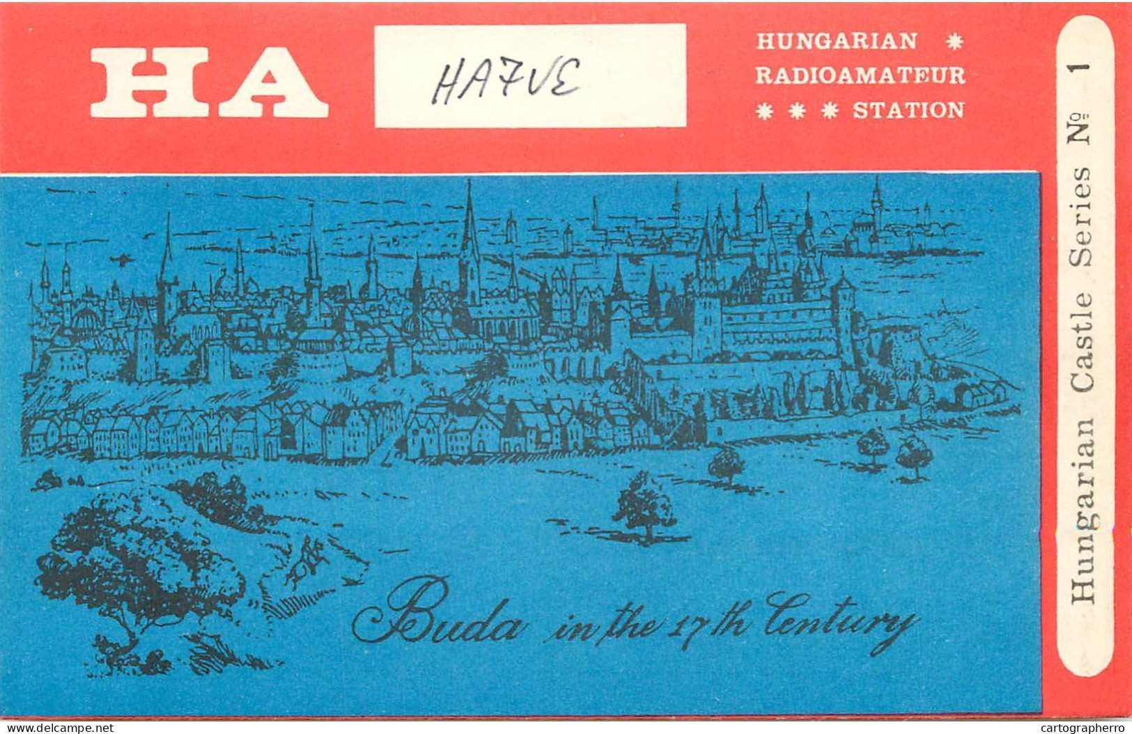 QSL Card HUNGARY Radio Amateur Station HA7VE Y03CD Pista - Radio Amateur