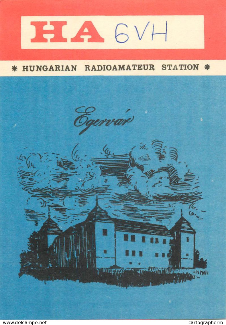 QSL Card HUNGARY Radio Amateur Station HA6VH Y03CD Geza - Radio Amateur