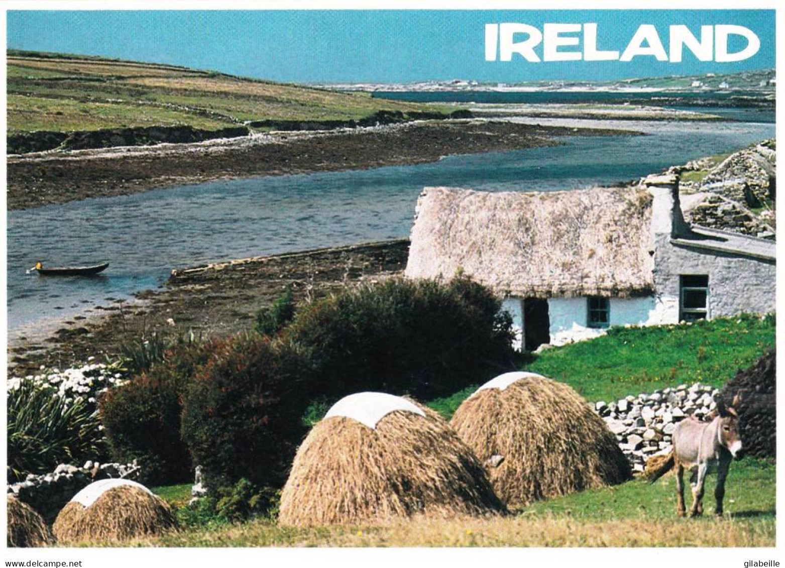 Eire - Ireland -  Traditional Irish Cotage On The Connemara - Co Galway - Galway